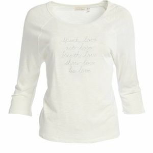 Nanette Lepore Be Love 3/4 Sleeve Tee